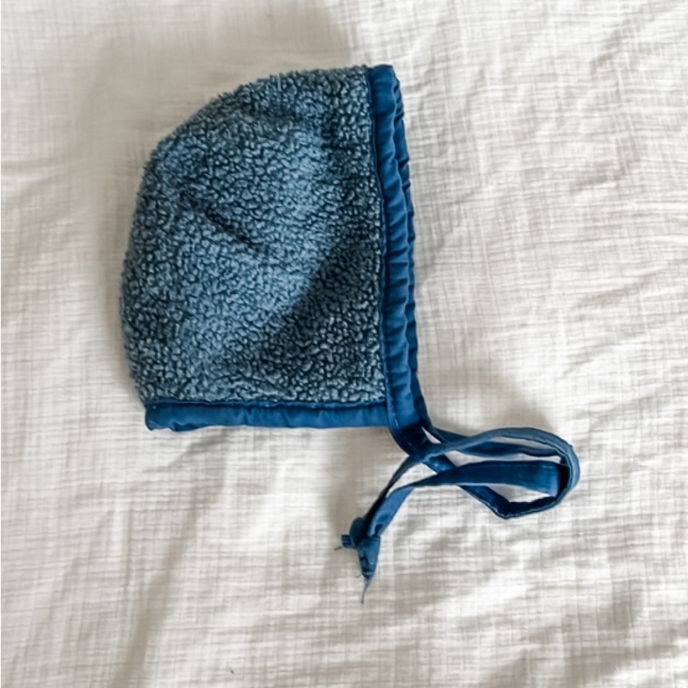 Sherpa Bonnet | Handmade | 6-12 Months